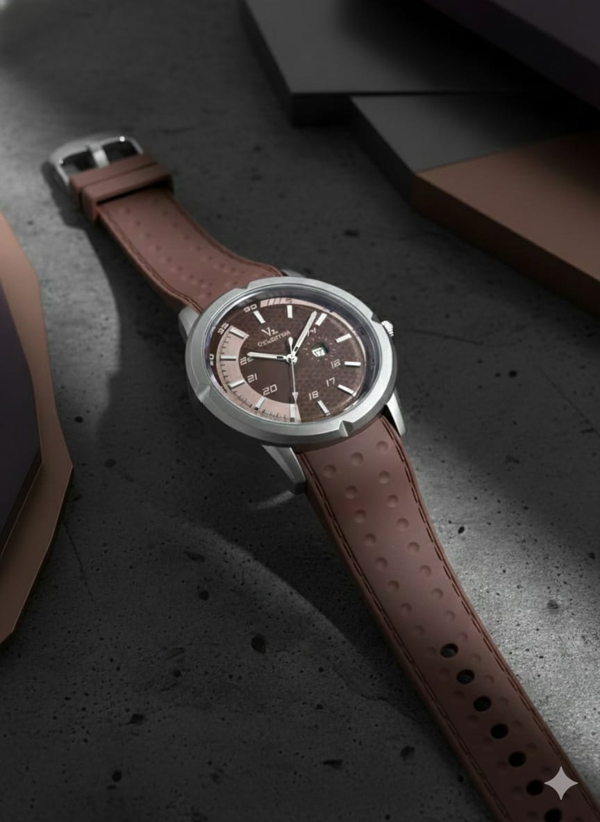 V2 Collection – Brown Classic Men’s Watch